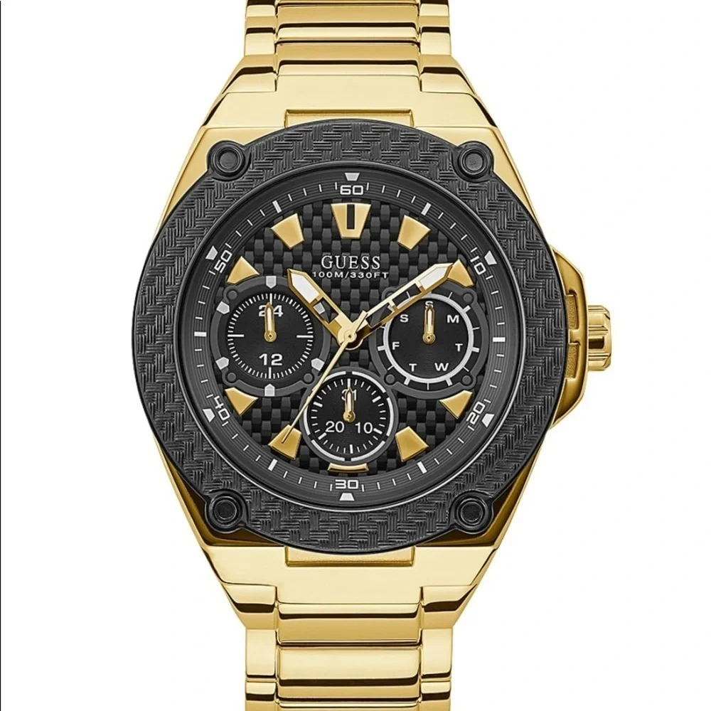NEW GUESS Gold Toned Men's Watch